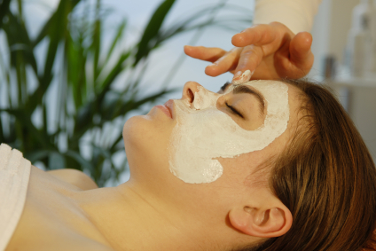 Skin Care Mentor - closeup of facial skin treatment